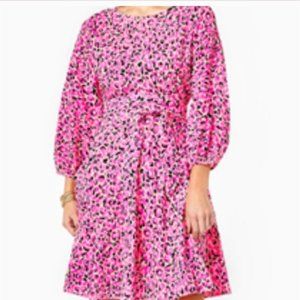Lilly Pulitzer Cynthia Swing Dress Pink Topaz My Favorite Spot Size Small